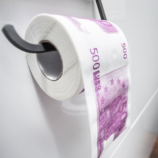 Papier toaletowy „500 euro” 