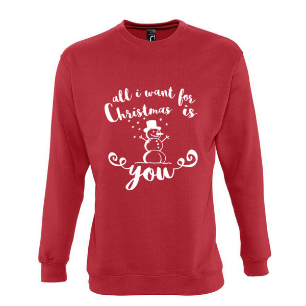 Bluza "All I want for Christmas is you", bez kaptura (WYPRZEDAŻ)