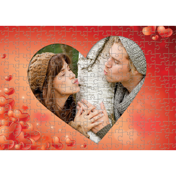 Puzzle "Miłość" z Twoim zdjęciem (120 elementów)