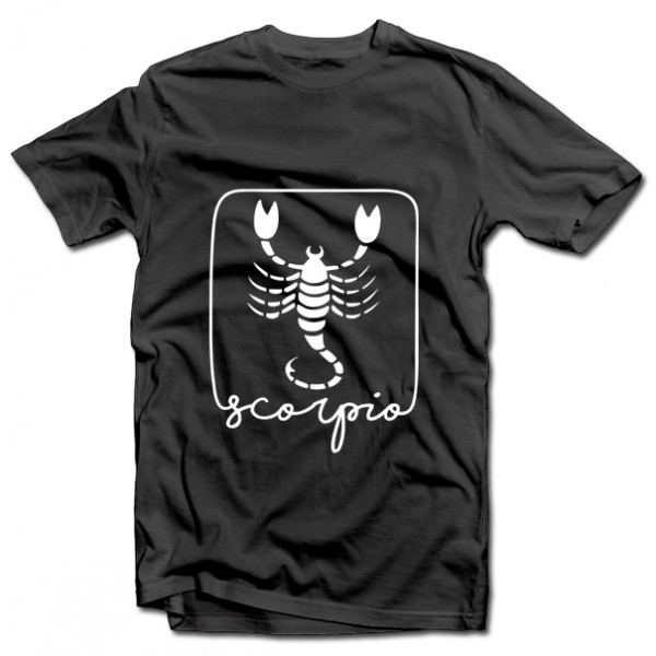 Koszulka ze znakiem zodiaku "Skorpion"