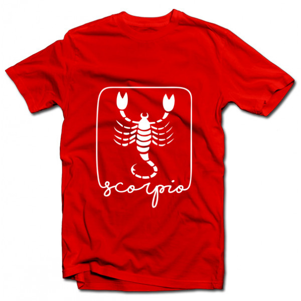 Koszulka ze znakiem zodiaku "Skorpion"