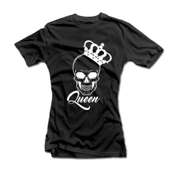 Komplet koszulek "King & Queen" z czaszką