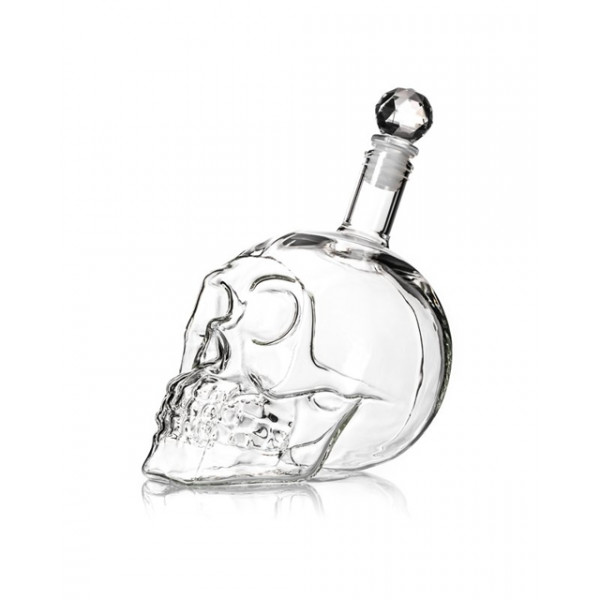 Szklanka w kształcie czaszki