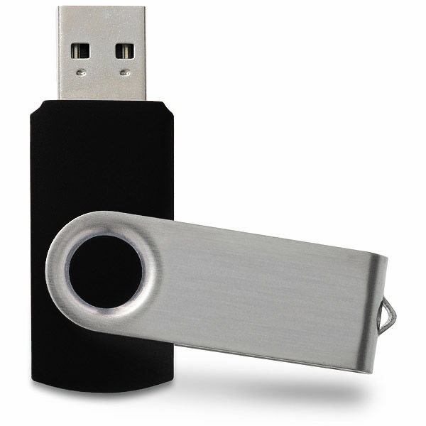 Klasyczny pendrive USB (istnieje możliwość graweru za dodatkową opłatą) (Czarny, 16 GB)