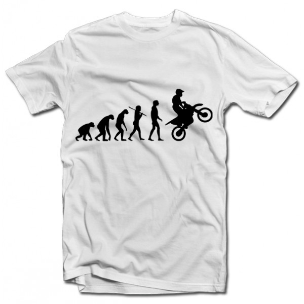 Koszulka "Ewolucja motocykli"