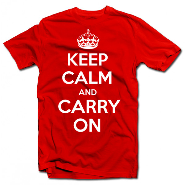 Koszulka "KEEP CALM AND CARRY ON"