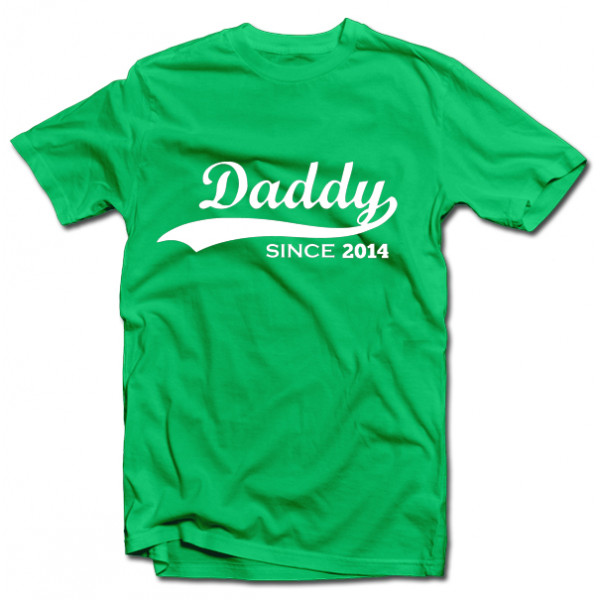 Koszulka "Daddy since" z wybranym rokiem