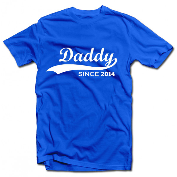 Koszulka "Daddy since" z wybranym rokiem