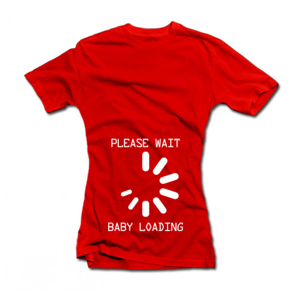 Koszulka damska "Baby loading"