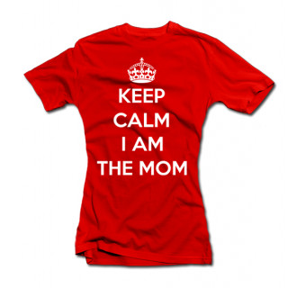 Koszulka damska "Keep calm I am the mom"