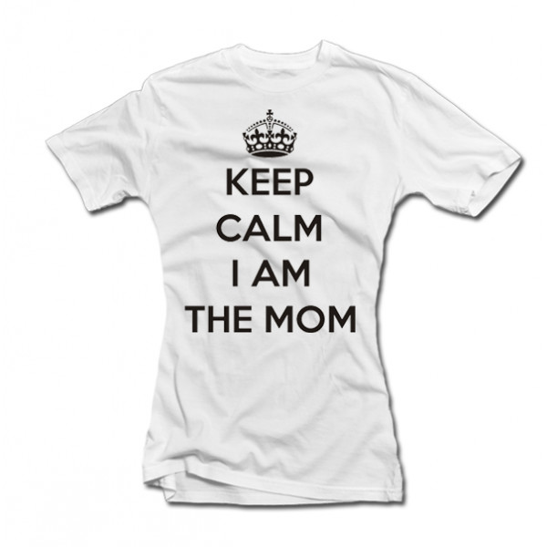 Koszulka damska "Keep calm I am the mom"