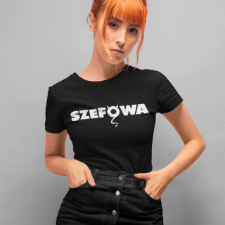 Koszulka damska "SZEFOWA"