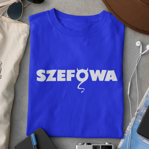 Koszulka damska "SZEFOWA"