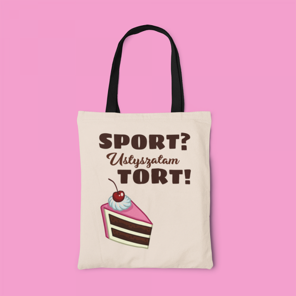 Materiałowa torba "Sport - Tort"