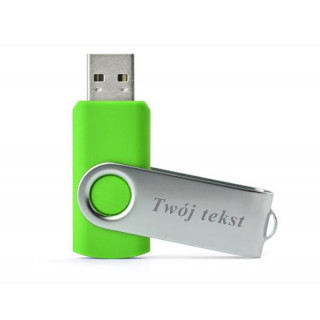 Klasyczny pendrive USB (istnieje możliwość graweru za dodatkową opłatą) (Zielony, 16 GB)