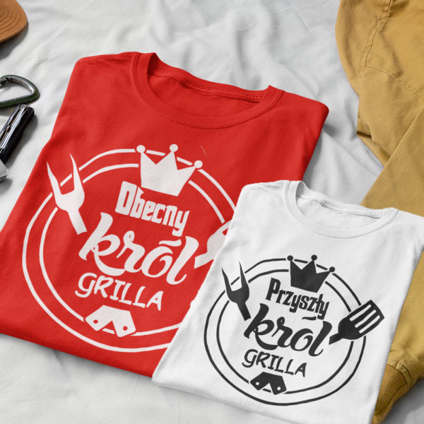 Komplet koszulek "Królowie grilla"
