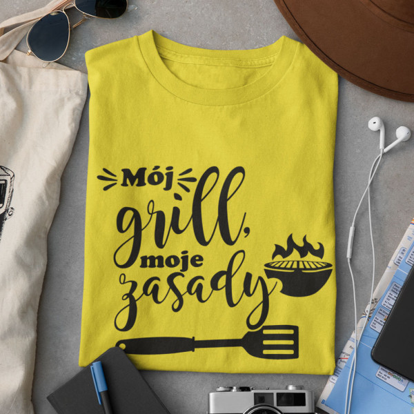 Koszulka "Mój grill, moje zasady"