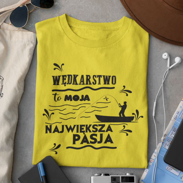 Koszulka "Wędkarstwo to moja największa pasja"