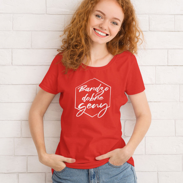 Koszulka damska "Bardzo dobre geny"