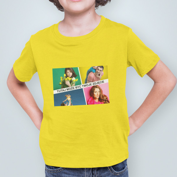 Koszulka dziecięca z wybranym zdjęciem