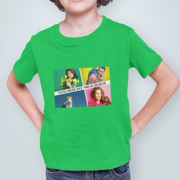 Koszulka dziecięca z wybranym zdjęciem