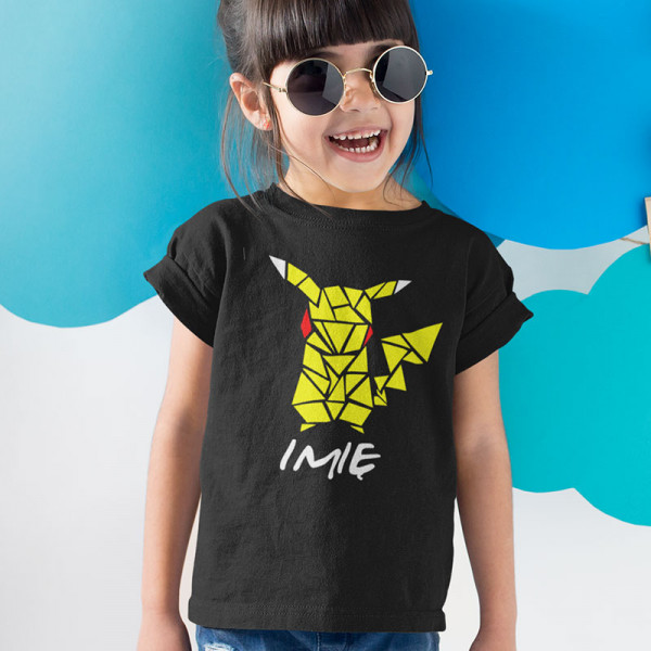 Dziecięca koszulka „Pokemon” z wybranym imieniem