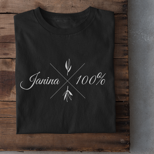 Koszulka damska "100% Janina"