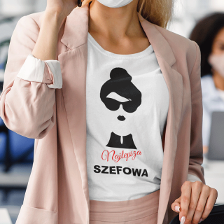 Koszulka damska "Najlepsza SZEFOWA"
