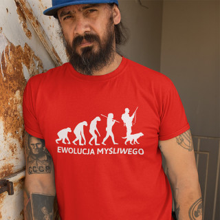 Koszulka "Ewolucja myśliwego"