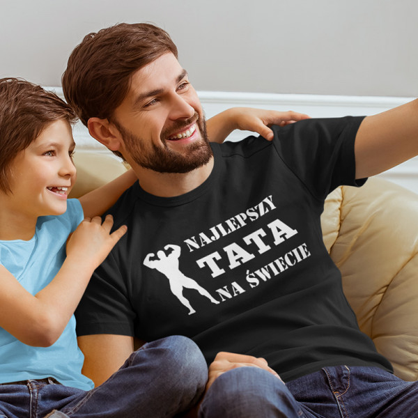 Koszulka na Dzień Ojca "Najlepszy tata"