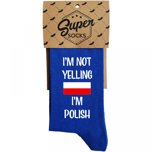 Skarpetki "I'm not yelling I'm Polish"
