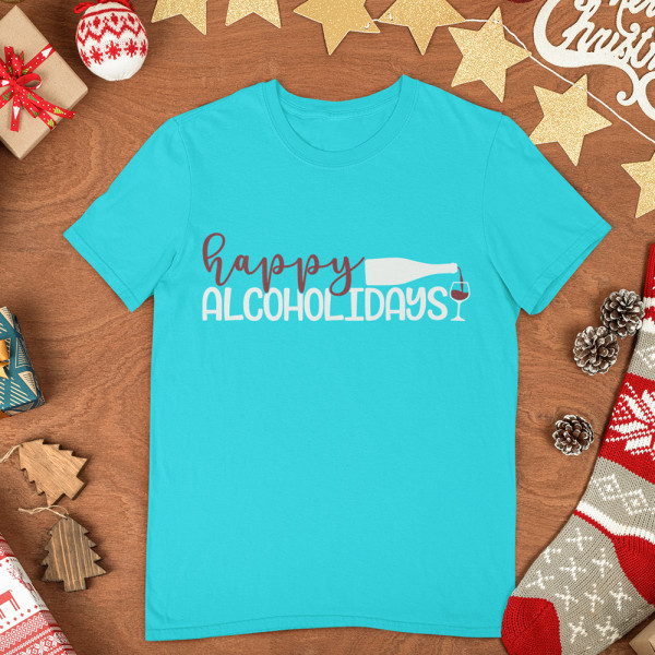 Koszulka "Happy alcoholidays"
