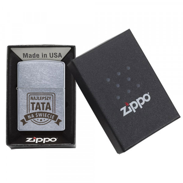 Zapalniczka Zippo „Najlepszy tata na świecie”