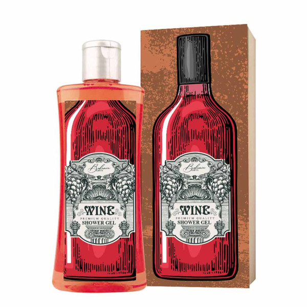 Żel pod prysznic w pudełku "Wine" (250ml)