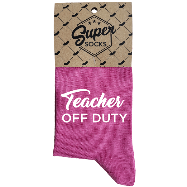Skarpety damskie „Teacher off duty” 
