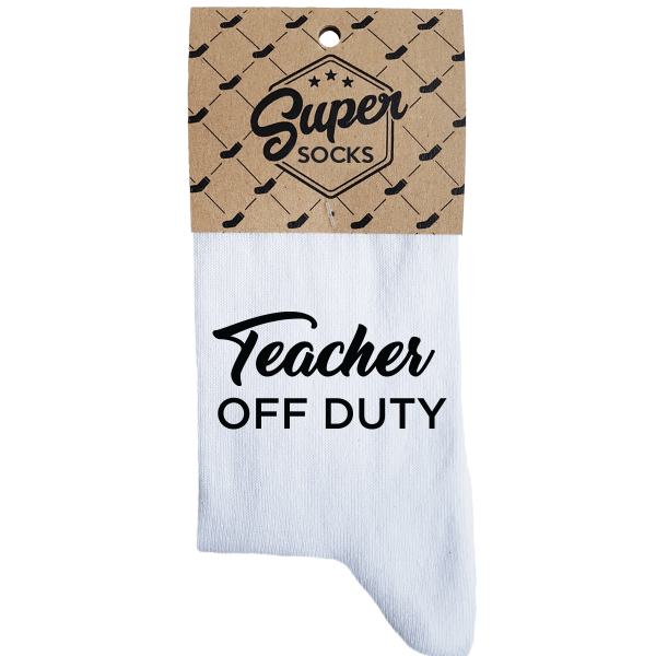 Skarpety damskie „Teacher off duty” 