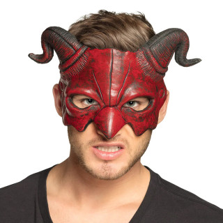 Maska demona z rogami Maska demona z rogami