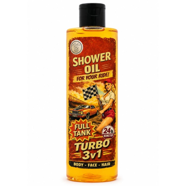 Zestaw upominkowy dla mężczyzn "Garage Shower Set" – żel pod prysznic 500 ml i olejek pod prysznic 250 ml