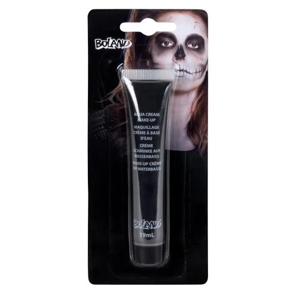 Czarna farba do twarzy na Halloween, 19 ml