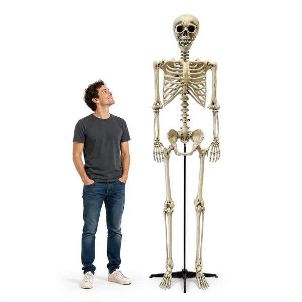 Ogromna dekoracja w kształcie szkieletu XXL (240 cm)