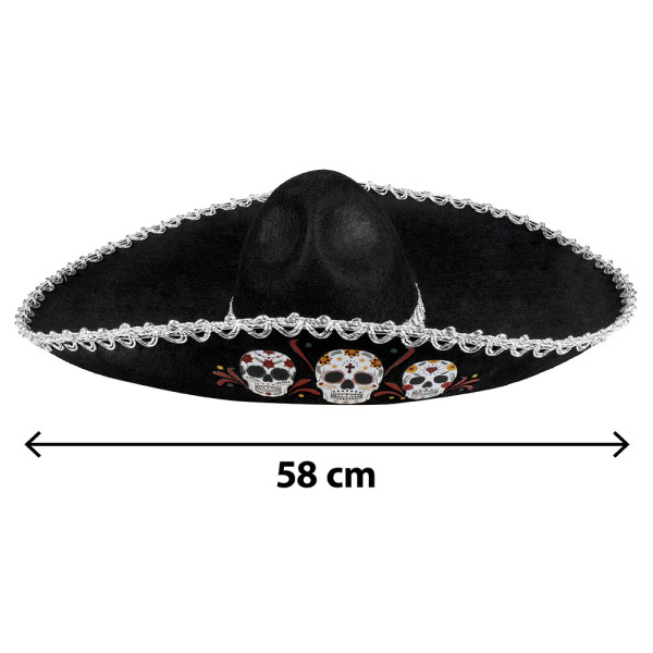 Meksykański kapelusz „Sombrero Calavera”