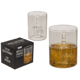 Szklanka do whisky „Middle Finger“, 350 ml Szklanka do whisky „Middle Finger“, 350 ml