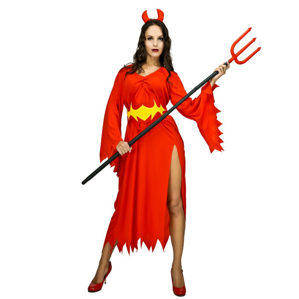 Uniwersalny kostium damski "Mały diabełek" (sukienka i opaska)