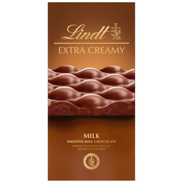 LINDT Ekstra kremowa czekolada mleczna, 80g