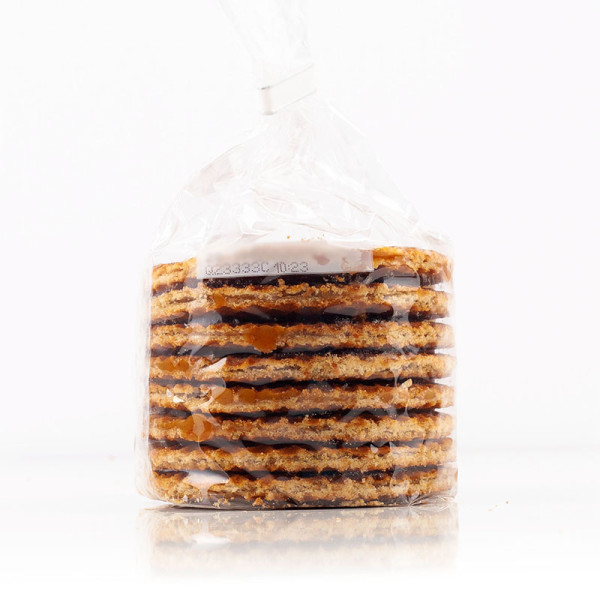 Holenderskie gofry z karmelowym nadzieniem, 250 g.