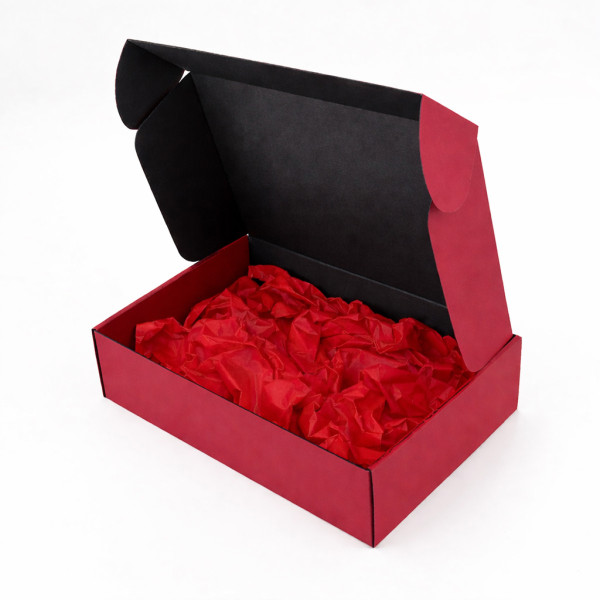 Pudełko prezentowe Premium, ciemnoczerwone 305x215x85mm