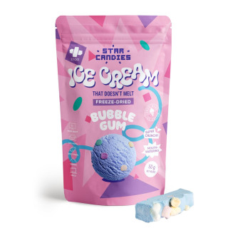 STAR CANDIES liofilizowane lody o smaku gumy do żucia, 50g