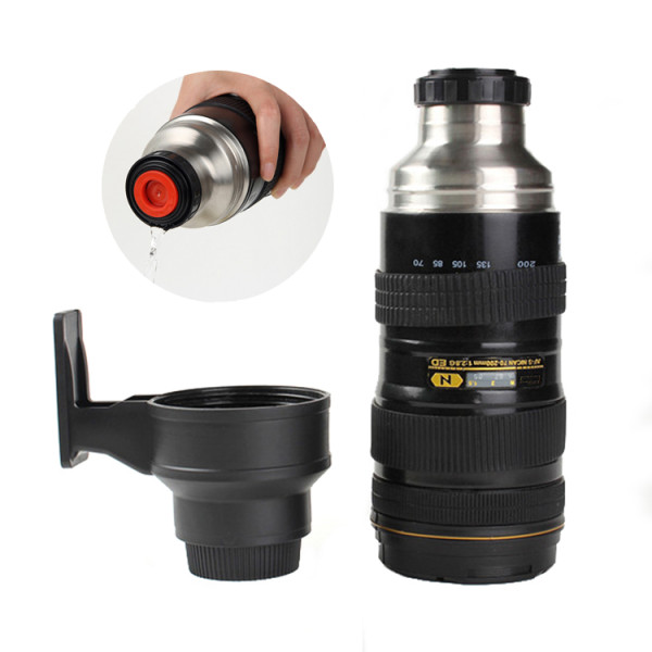 Termos – wzór inspirowany obiektywem fotograficznym (500ml)