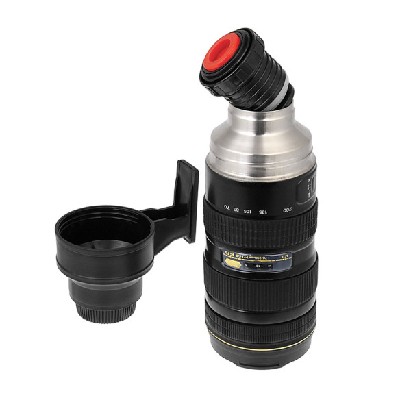 Termos – wzór inspirowany obiektywem fotograficznym (500ml)
