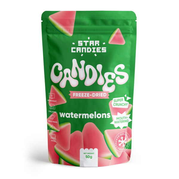 STAR CANDIES liofilizowane żelki "Watermelons", 30g